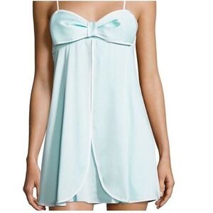 Kate Spade New York Aqua Bow Nightgown Slip Dress NWT Size XL